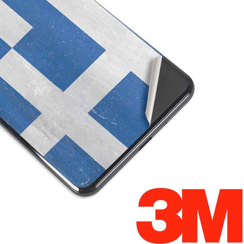 Greece Flag Distressed Google Pixel 3 XL Skin